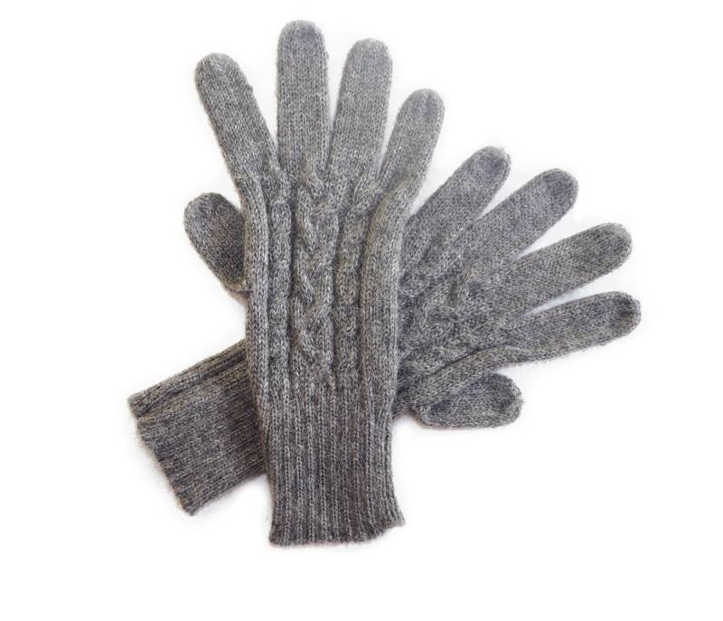 Posh Gear Strickhandschuhe Guantibrada Alpaka Fingerhandschuhe aus 100% Alpakawolle von Posh Gear