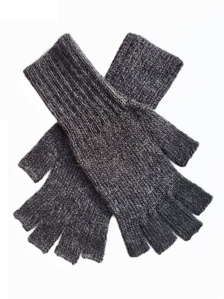 Posh Gear Strickhandschuhe Guantiless Alpaka Halb-Fingerhandschuhe von Posh Gear