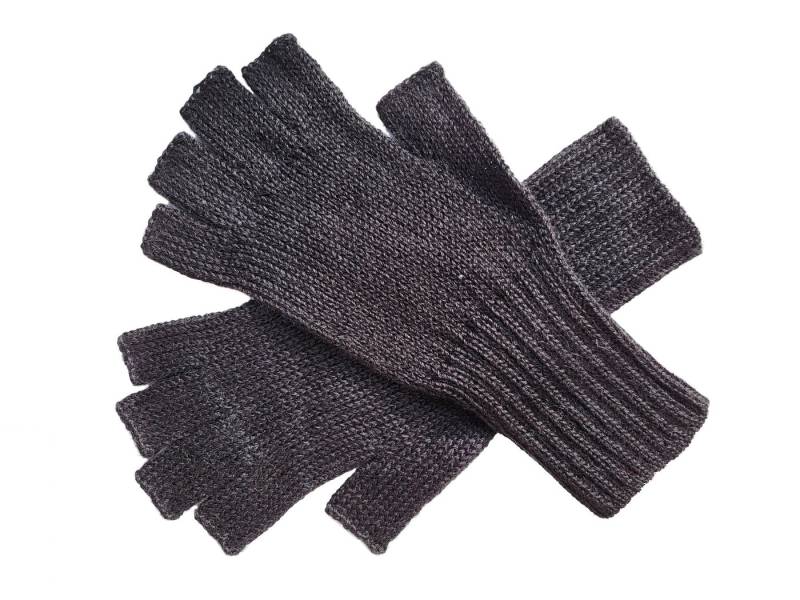 Posh Gear Strickhandschuhe Guantiless Alpaka Halb-Fingerhandschuhe von Posh Gear