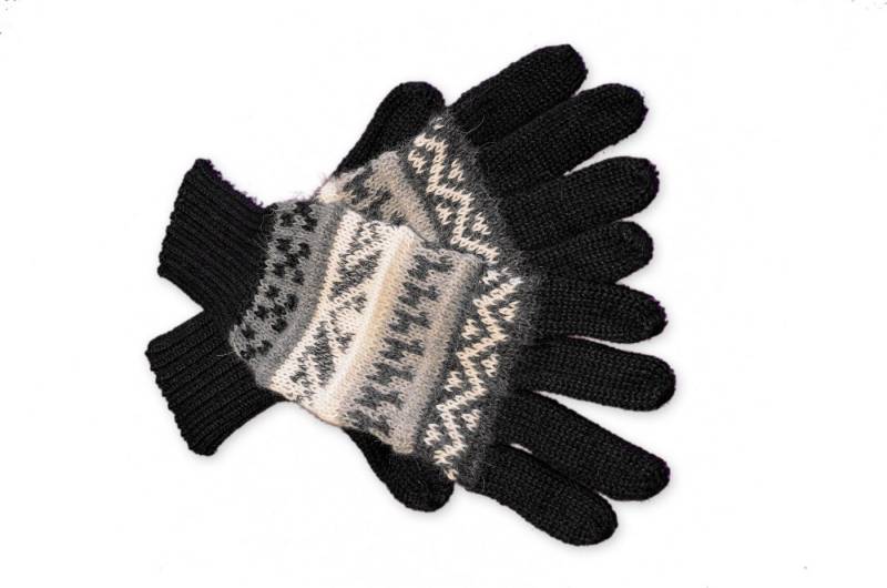 Posh Gear Strickhandschuhe Guantilissi Alpaka Fingerhandschuhe aus 100% Alpakawolle von Posh Gear