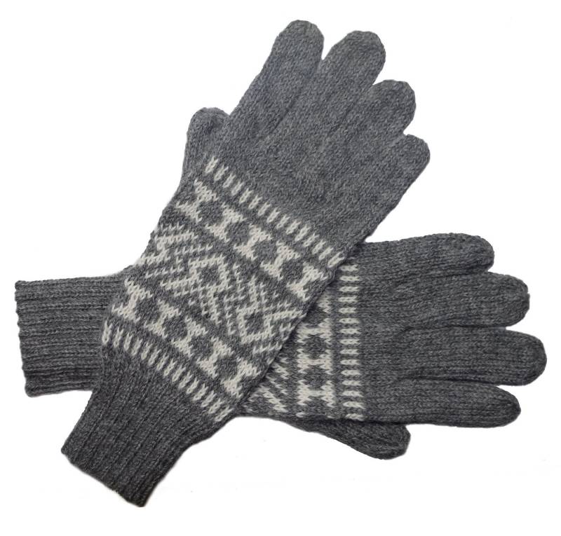 Posh Gear Strickhandschuhe Guantofigura Fingerhandschuhe aus 100% Alpakawolle von Posh Gear