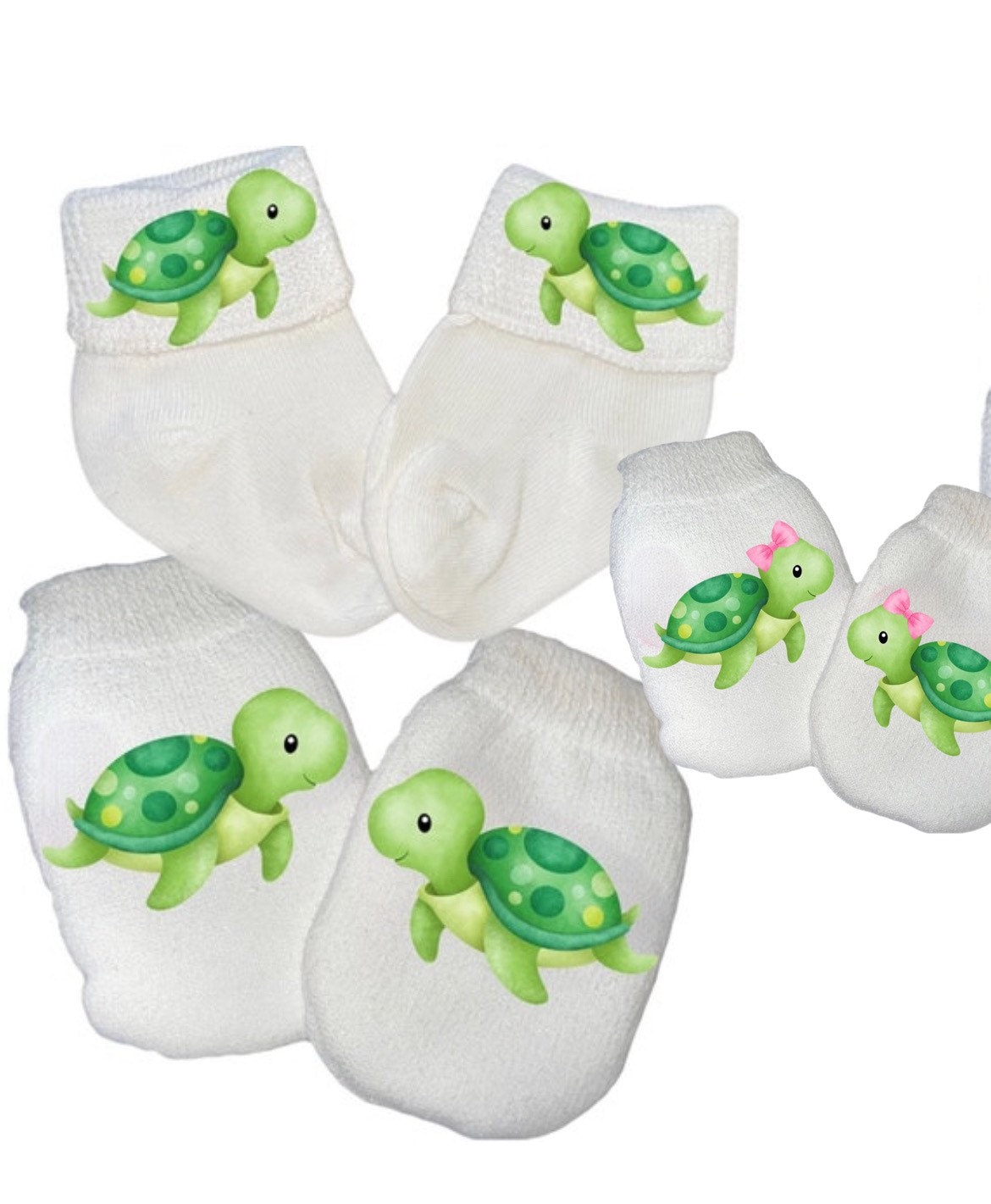 Fäustlinge & Sock Option Newborn Keine Kratzer Mit Turtle. Junge Oder Mädchen Perfektes Neugeborenen Geschenk Jedes Baby Braucht. Süßes von PoshBabyLoves