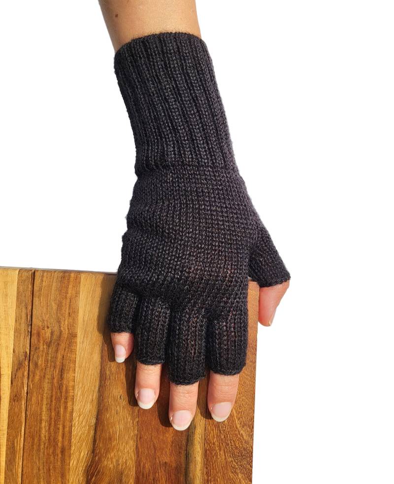 Alpaka Fingerhandschuhe Guantiless Handschuhe Damen Herren Aus 100% Alpakawolle Von Posh Gear von PoshGearShop