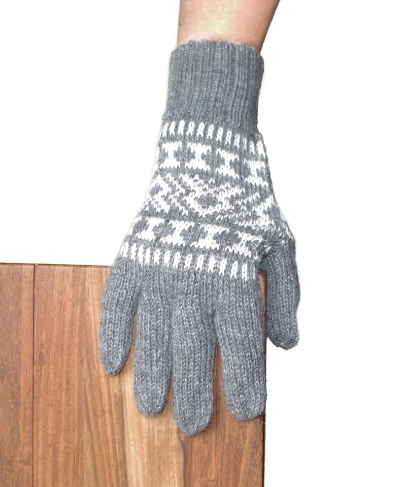 Alpaka Fingerhandschuhe Guantofigura Handschuhe Damen Herren Aus 100% Alpakawolle Von Posh Gear von PoshGearShop