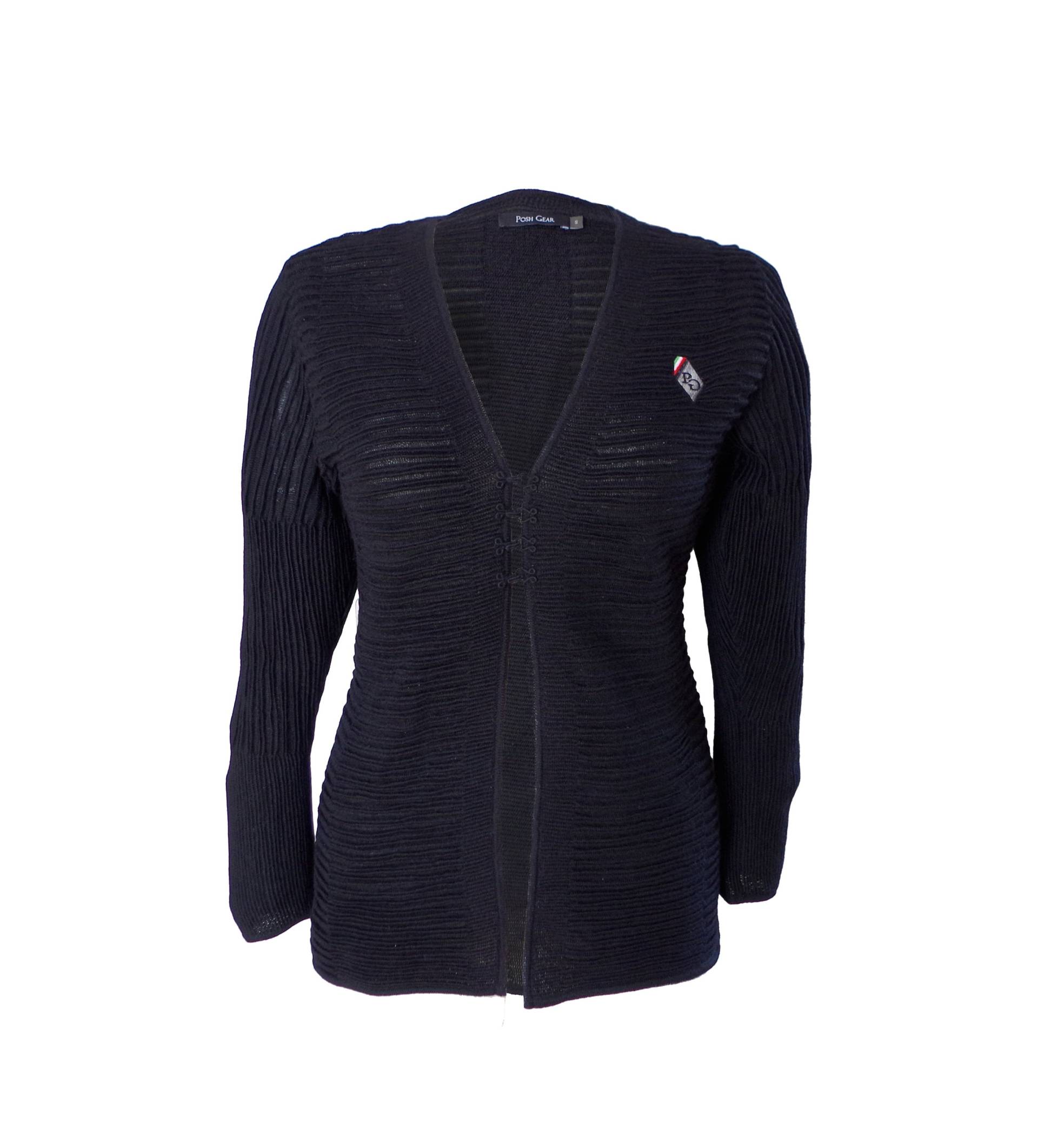 Alpaka Fluted Cardigan Wollpullover Damen Pullover Aus 100% Alpakawolle Strickjacke Von Posh Gear in Schwarz Größe Xs Alpaka Fluted Cardigan Wollpullover Damen Pullover Aus 100% Alpakawolle Strickjacke Von Posh Gear in Schwarz Größe Xs von PoshGearShop