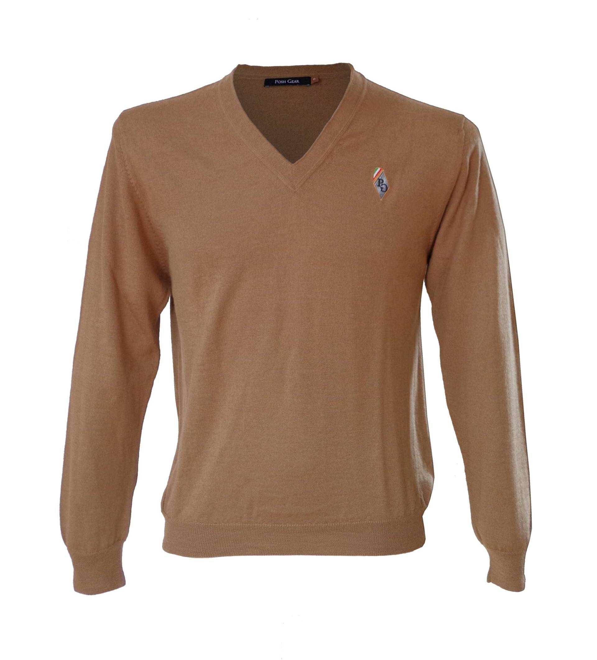 Alpaka Herren Pullover -Neck Aus 100% Alpakawolle Von Posh Gear von PoshGearShop
