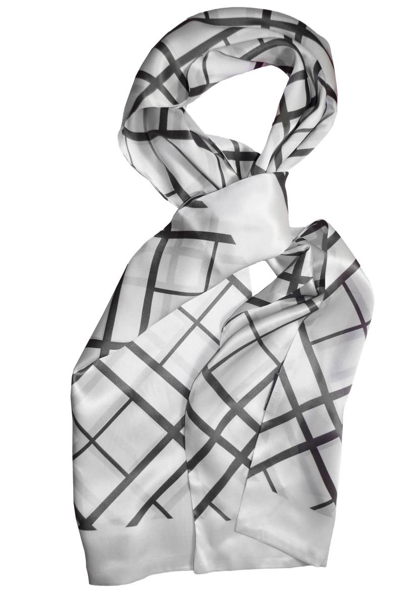 Seidenschal Quadrinata Damen Herren Schal Silk Aus 100% Seide Von Posh Gear von PoshGearShop