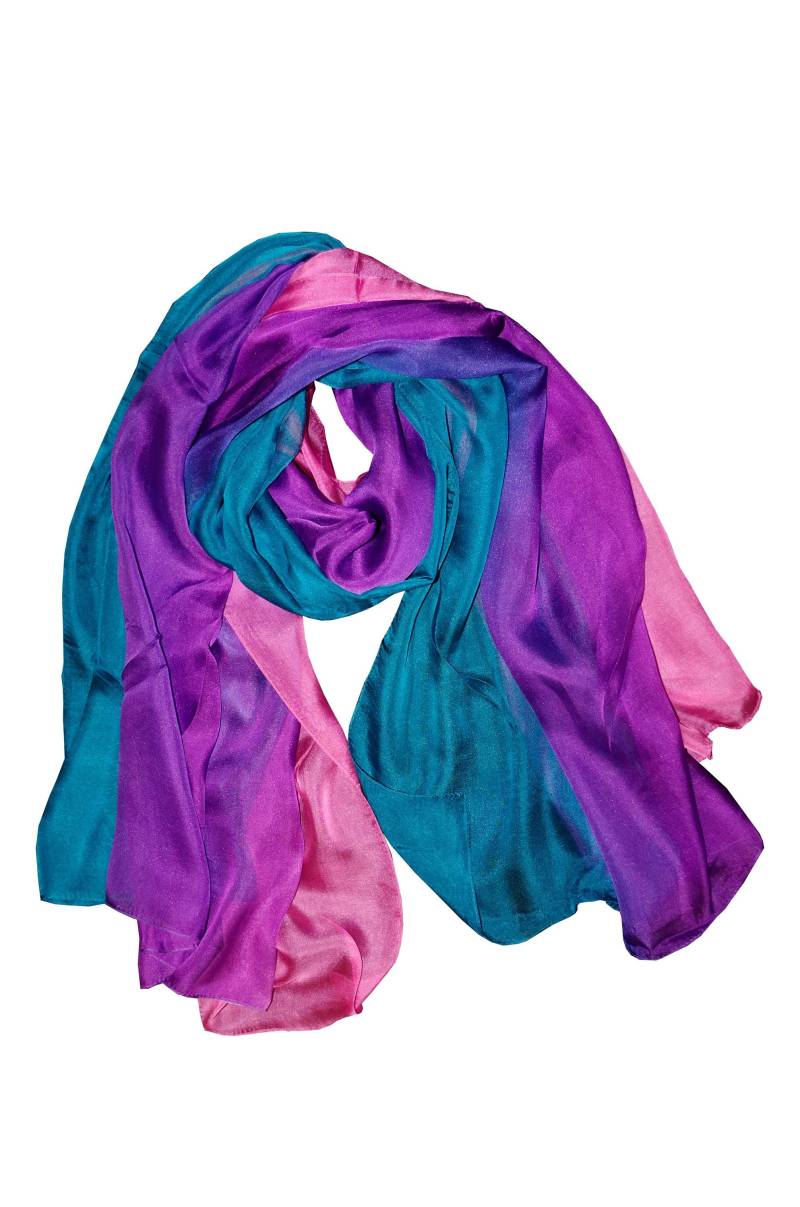 Seidenschal Tri-Color Damen Chiffon Schal Silk Aus 100% Seide Von Posh Gear von PoshGearShop