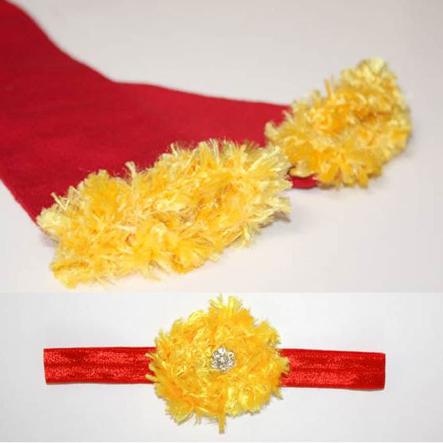 Rot Und Gold Kansas City Chiefs 49Ers Zyklone Baby Beinswärmer Stirnband Set Rot Und Gold Kansas City Chiefs 49Ers Zyklone Baby Beinswärmer Stirnband Set von PoshPipsqueak