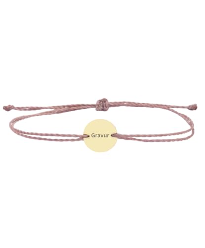 Positiva Jewelry Personalisiertes Armband mit Gravur aus 18k Edelstahl mit 12mm Gravur Plättchen, Armband für Damen und Mädchen, Verstellbar & Wasserfest, Inklusive Geschenkverpackung von Positiva Jewelry