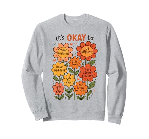 Positive Blume Motivation Grafik inspirierendes Zitat Frauen Sweatshirt von Positive Flower Empowerment Inspirational Apparel