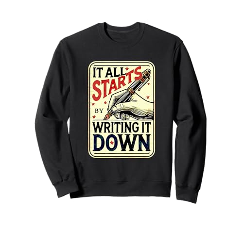 Tagebuch schreiben — Alles wird geheilt, indem man es aufschreibt Sweatshirt Tagebuch schreiben — Alles wird geheilt, indem man es aufschreibt Sweatshirt von Positive Mindset
