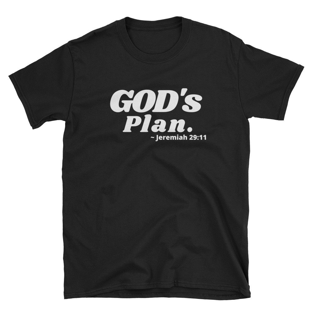 Gottes Plan | Jeremia 2911 Erpel Soul T-Shirt Schrift Unisex Gottes Plan | Jeremia 2911 Erpel Soul T-Shirt Schrift Unisex von PositivePatTees