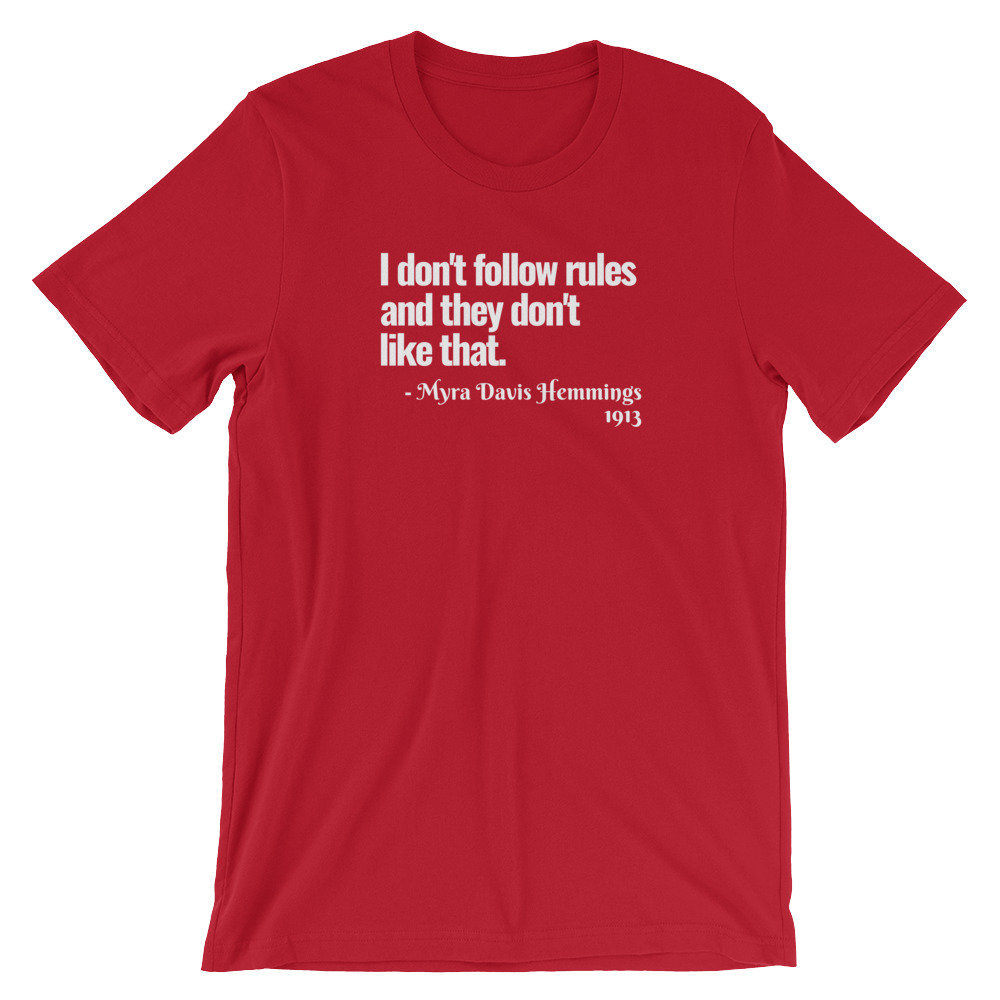 I Don't Follow Rules... | Dst Gründer T-Shirt I Don't Follow Rules... | Dst Gründer T-Shirt von PositivePatTees