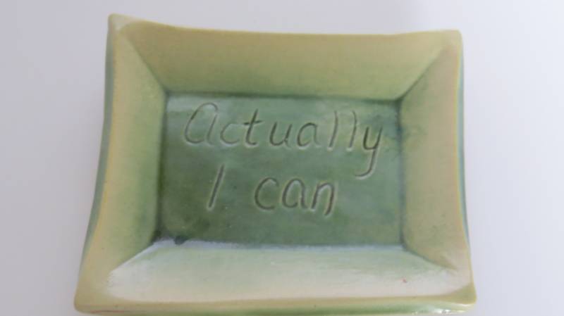 Eigentlich Kann Ich, Handgemachte Keramik Ringschale von PositivePotteryGoods