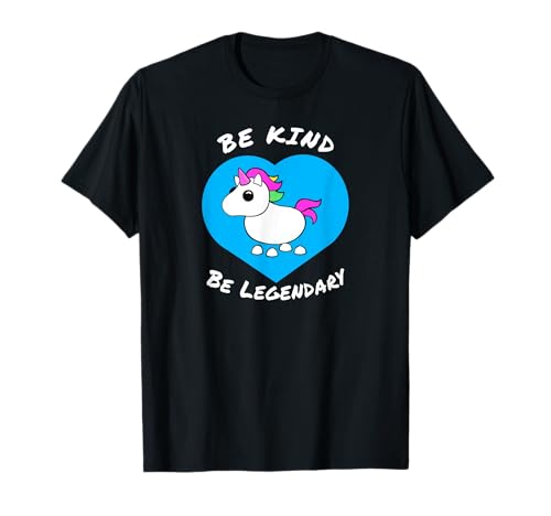 Adopt me Be Kind Be Legendary Unicorn positive Nachricht T-Shirt Adopt me Be Kind Be Legendary Unicorn positive Nachricht T-Shirt von PositiveVibeTees Family
