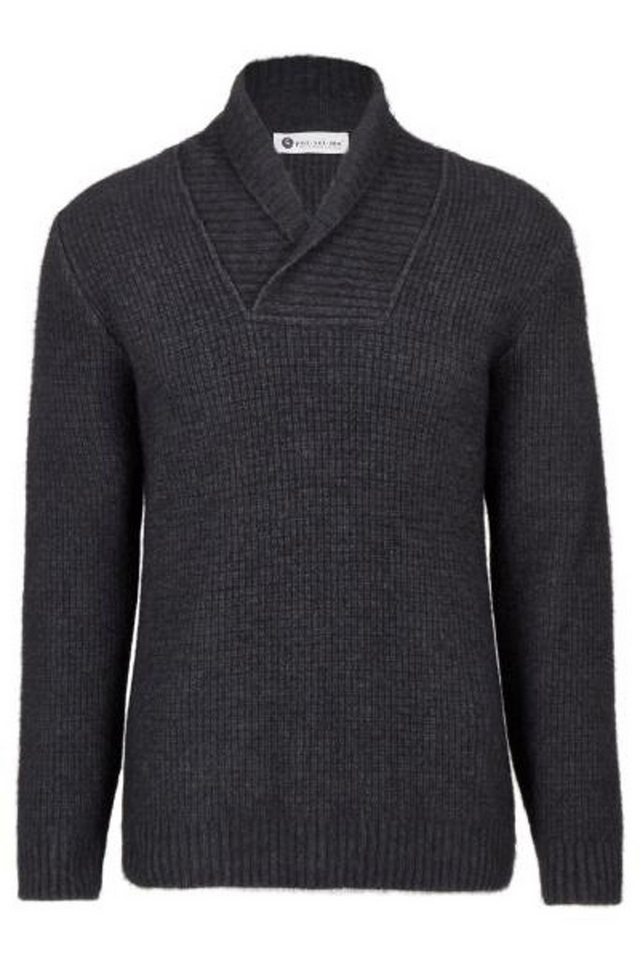 Posseimo Schalkragenpullover Possum Merino Schalkragenpullover von Posseimo