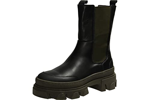 PostXChange Shane Schlupf-/Reißversch.stiefelette Sportbod Gr.38, Schwarz von Post Xchange
