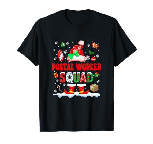 Postal Worker Squad Women Job Christmas Santa Fliege T-Shirt Postal Worker Squad Women Job Christmas Santa Fliege T-Shirt von Postal Worker Christmas Costume