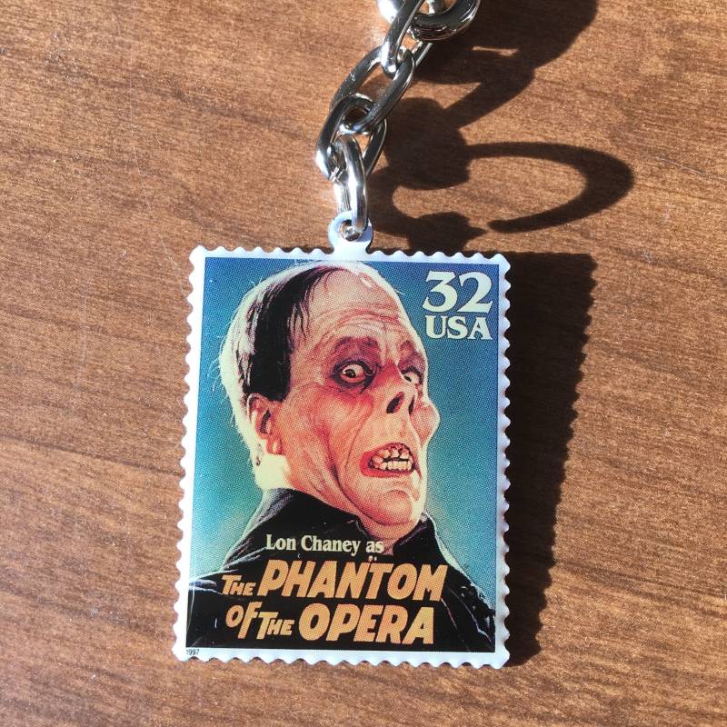 Universal Monsters Das Phantom Der Oper - Usps Stamp Replik Schlüsselanhänger Lon Chaney von PostalBrass