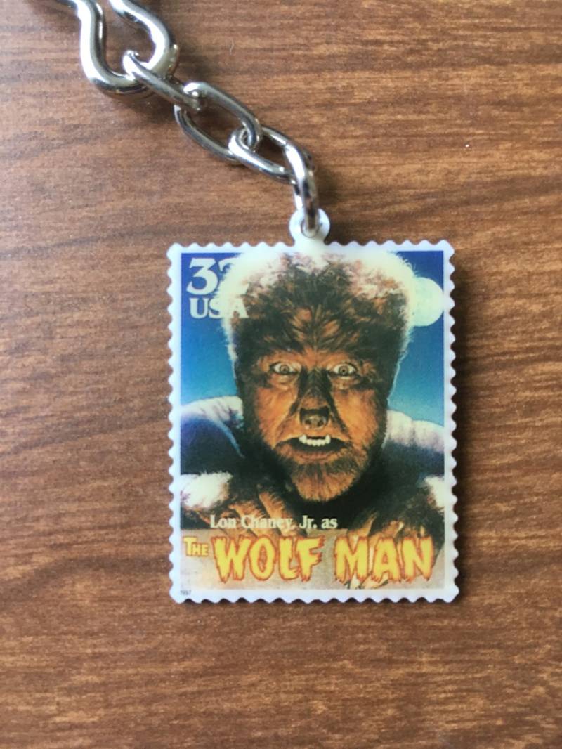 Universal Monsters The Wolf Man Schlüsselanhänger - Lon Chaney, Jr von PostalBrass