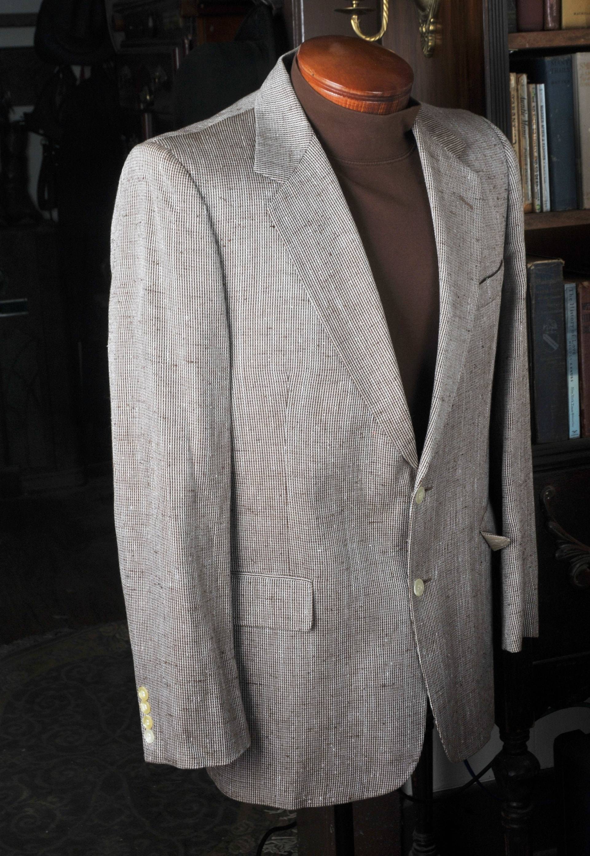 Vintage 50Er Jahre Austin Leeds Hand Geformt Maßgeschneiderte Seide | Ich Denke Anzug Jacke -M Oder 40 Tweed Muster Made in Usa Vintage 50Er Jahre Austin Leeds Hand Geformt Maßgeschneiderte Seide | Ich Denke Anzug Jacke -M Oder 40 Tweed Muster Made in Usa von PostalCommerce
