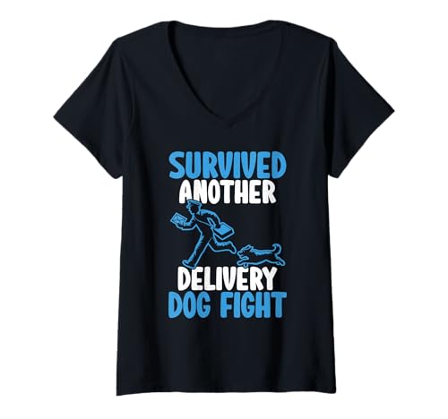 Damen Lustiges Postarbeiter-Design für Männer, Postboten T-Shirt mit V-Ausschnitt Damen Lustiges Postarbeiter-Design für Männer, Postboten T-Shirt mit V-Ausschnitt von Postman Designs for Postal Worker Mailman