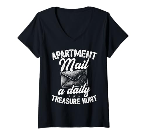 Damen Postbote Postbote Postarbeiter Lustiges Design für Männer T-Shirt mit V-Ausschnitt Damen Postbote Postbote Postarbeiter Lustiges Design für Männer T-Shirt mit V-Ausschnitt von Postman Designs for Postal Worker Mailman