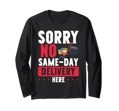 Postangestellter Postbote Postbote Brief für Männer Lustig Langarmshirt Postangestellter Postbote Postbote Brief für Männer Lustig Langarmshirt von Postman Designs for Postal Worker Mailman