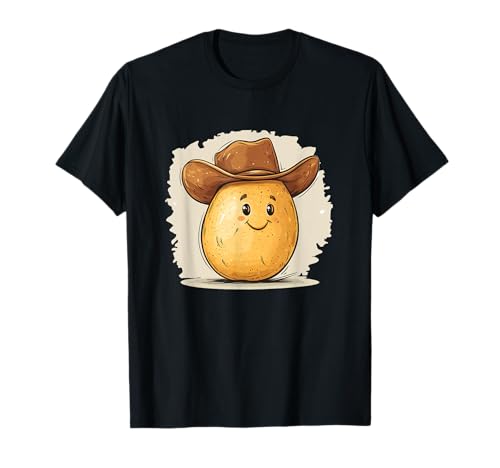 Cowboy Kartoffel Kostüm mit Westernhut für Jungen und Mädchen T-Shirt Cowboy Kartoffel Kostüm mit Westernhut für Jungen und Mädchen T-Shirt von Potato Cowboy Outfit