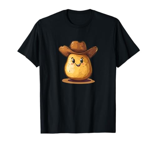 Lustiges Kartoffel mit Cowboyhut Kostüm für Jungen und Mädchen T-Shirt Lustiges Kartoffel mit Cowboyhut Kostüm für Jungen und Mädchen T-Shirt von Potato Cowboy Outfit