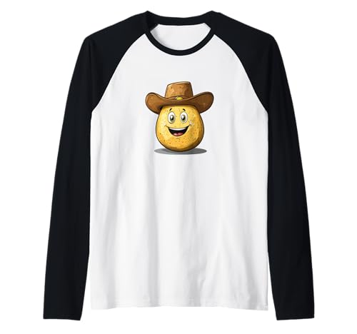 Tolles Western-Kartoffel-Kostüm für Erwachsene und Kinder Raglan Tolles Western-Kartoffel-Kostüm für Erwachsene und Kinder Raglan von Potato Cowboy Outfit