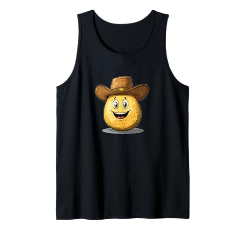 Tolles Western-Kartoffel-Kostüm für Erwachsene und Kinder Tank Top Tolles Western-Kartoffel-Kostüm für Erwachsene und Kinder Tank Top von Potato Cowboy Outfit