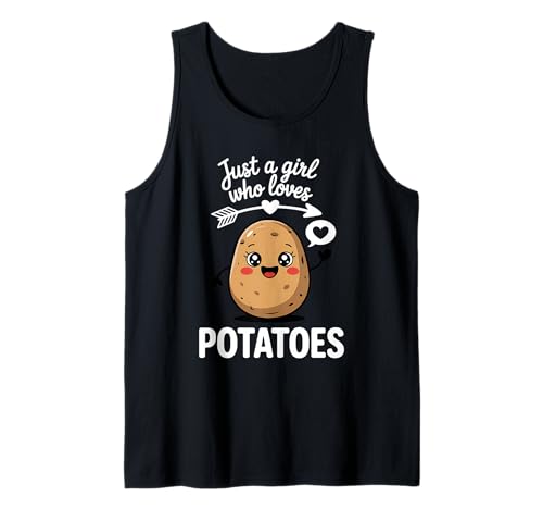 Mädchen, das Kartoffeln liebt Tank Top von Potatoe Lover Girl Food Humor