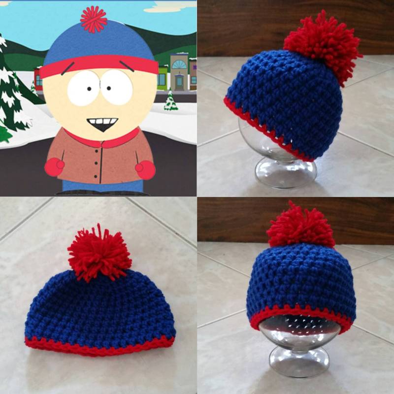 Gehäkelte Stan Beanie/Mütze | South Park Gehäkelte Stan Beanie/Mütze | South Park von Potterfreakg