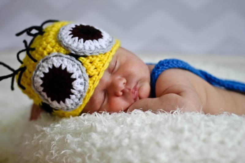 Gehäkelte Verächtlich Mir Minion Outfit | Mütze/Hut, Windel Und Strapse von Potterfreakg