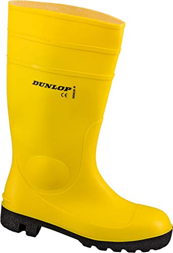 Dunlop Protomaster Full Safety kalosze robocze, kalosze, buty ogrodowe, ó?ty - ?ó?ty - 47 EU von Potthoff