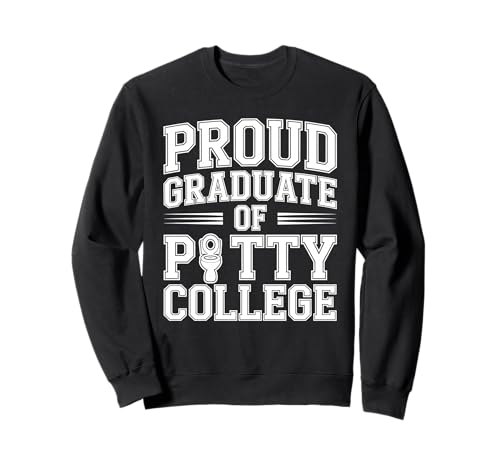 Lustiges Töpfchentraining Absolventen Baby Schule Abschluss Kinder Sweatshirt Lustiges Töpfchentraining Absolventen Baby Schule Abschluss Kinder Sweatshirt von Potty Training College