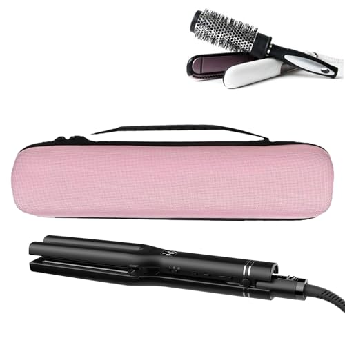 Flat Eisenhalter, Haarwerkzeugfahrtenbeutel - Wasserdichtes Lockenbeutel | Tragbare Reisematerial, multifunktionales Haarpflegezubehör für Männer, Frauen von Poupangke