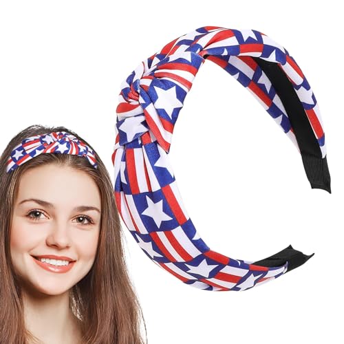 Poupangke 4. Juli Stirnband, Patriotisches Stirnband für Frauen | Anti-Rutsch-Haarreifen für den 4. Juli - Weiche Kopfbedeckungen mit amerikanischer Flagge für, Par, Yoga, Hausarbeit Poupangke 4. Juli Stirnband, Patriotisches Stirnband für Frauen | Anti-Rutsch-Haarreifen für den 4. Juli - Weiche Kopfbedeckungen mit amerikanischer Flagge für, Par, Yoga, Hausarbeit von Poupangke