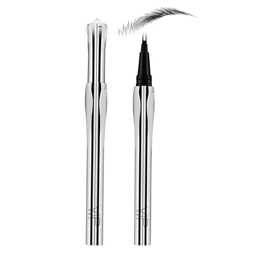Poupangke Dünner Augenbrauenstift, wasserfester Augenbrauenstift | Definierender Bleistift-Augenbrauenstift - Augenbrauenstift wasserfest, Brow Pen Eyebrow Liner 2 Tip, langlebige Augenbrauenstifte von Poupangke