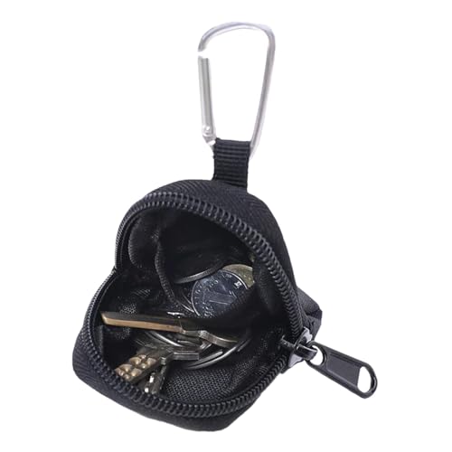 Poupangke Kleine Gürteltasche für Herren, Schlüsseletui, Geldbörse - Schlüsselanhänger-Tasche, Geldbörse | Kopfhörer-Organizer aus Oxford-Stoff, Münztasche, Aufbewahrungstasche, wasserdicht, Poupangke Kleine Gürteltasche für Herren, Schlüsseletui, Geldbörse - Schlüsselanhänger-Tasche, Geldbörse | Kopfhörer-Organizer aus Oxford-Stoff, Münztasche, Aufbewahrungstasche, wasserdicht, von Poupangke