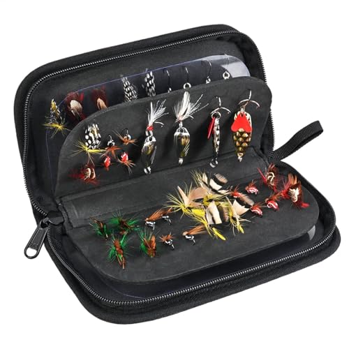 Poupangke Kleine Tackle -Tasche, Tackle -Taschen - Aufbewahrungstaschen und Wraps Angeln,Köderbeutel des Angling Gear Protection Organizer für Outdoor, Camping, Wandern, Klettern Poupangke Kleine Tackle -Tasche, Tackle -Taschen - Aufbewahrungstaschen und Wraps Angeln,Köderbeutel des Angling Gear Protection Organizer für Outdoor, Camping, Wandern, Klettern von Poupangke
