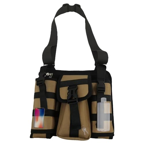 Poupangke Wasserflaschenhalter-Tasche, Sport-Schultertasche | Sport-Workout-Rucksack mit Mehreren Taschen | Reise-Wander-Umhängetasche, Flaschentragetasche, verstellbar, für Wandern, Radfahren, Poupangke Wasserflaschenhalter-Tasche, Sport-Schultertasche | Sport-Workout-Rucksack mit Mehreren Taschen | Reise-Wander-Umhängetasche, Flaschentragetasche, verstellbar, für Wandern, Radfahren, von Poupangke