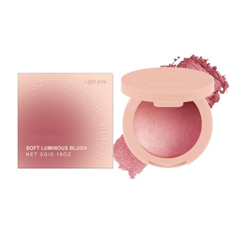 Rouge Puder - Rosa Rouge Für Damen,Langhaftes Aufbaubares Schimmermake-up Leichtes Kosmetikprodukt Für Alle Hauttöne Reise Hochzeit Fest von Poupangke