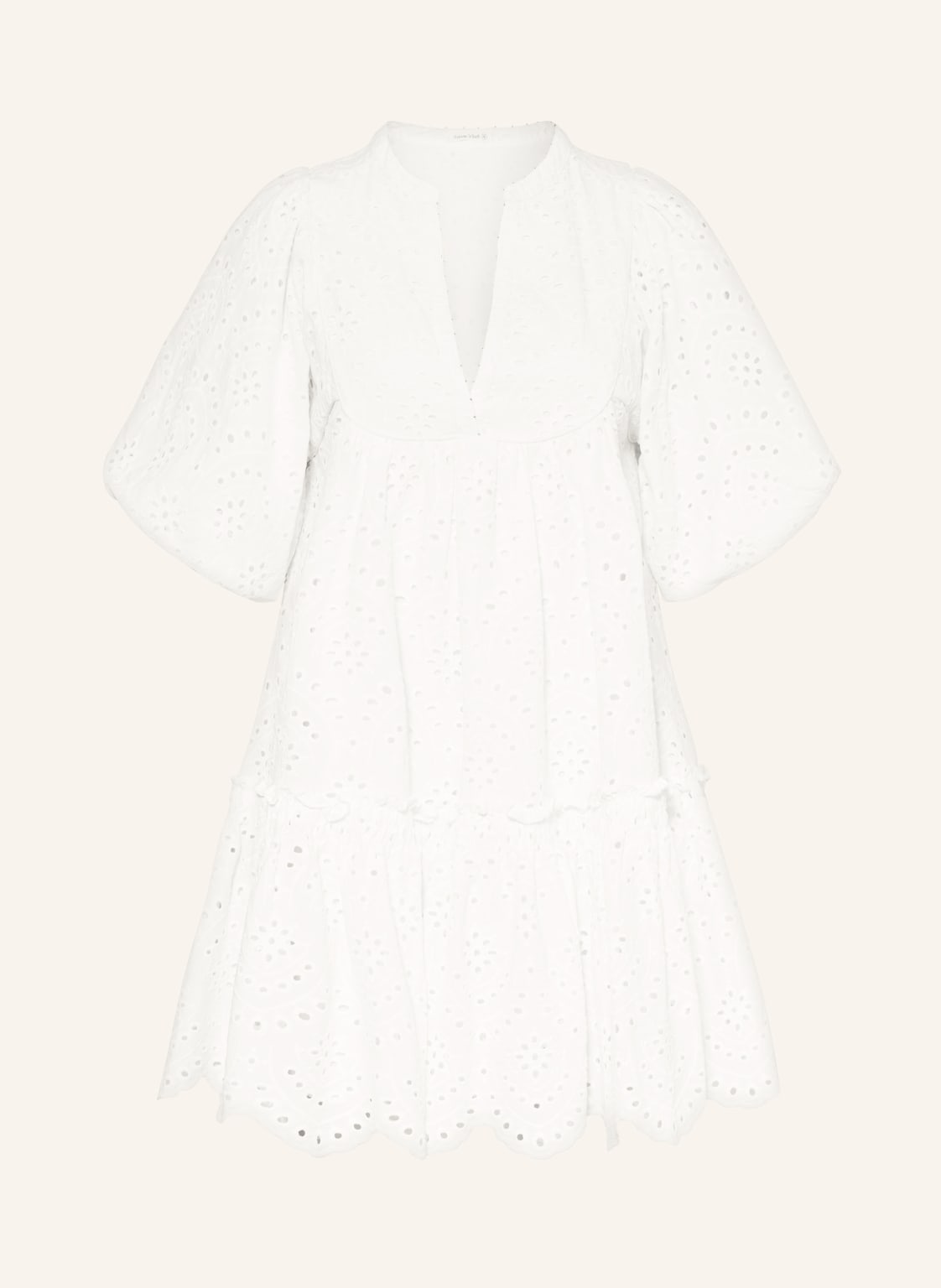 Poupette St Barth Strandkleid Cruz Aus Lochspitze weiss von Poupette St Barth