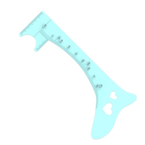 Augenbrauen-Messwerkzeug, Augenbrauenlineal | Augenbrauenschablonen für Frauen, schnelles Augen-Make-up-Tool, multifunktionale Augen-Make-up-Hilfe zum definieren von von Povanjer