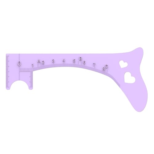 Augenbrauen-Schablone, Augenbrauen-Mapping-Lineal – Augenbrauenschablonen für Frauen, schnelles Augen-Make-up-Tool, Hilfe bei der Gestaltung der Augenbrauen, Messwerkzeug von Povanjer