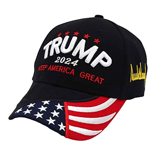 Do-nald Trump 2024 Cap Do-nald Trump Baseball Cap ,Trumpf Hut Make America Great Again Baseballmütze Roter Trump Wahl Hut Rot MA-GA Do-nald Trump Hut 2024 Usa Flagge Slogan Baseballkappe Verstellbare von Povanjer