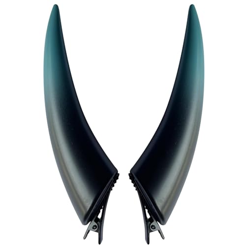 Geister-Stirnhörner, Teufelshörner-Haarspangen | Halloween Cosplay Kostüm Kopfbedeckung Zubehör | Frauen Dämon Vampir Kopfschmuck, Halloween Teufel Haarspangen, Teufelshörner Teufelskostüm von Povanjer